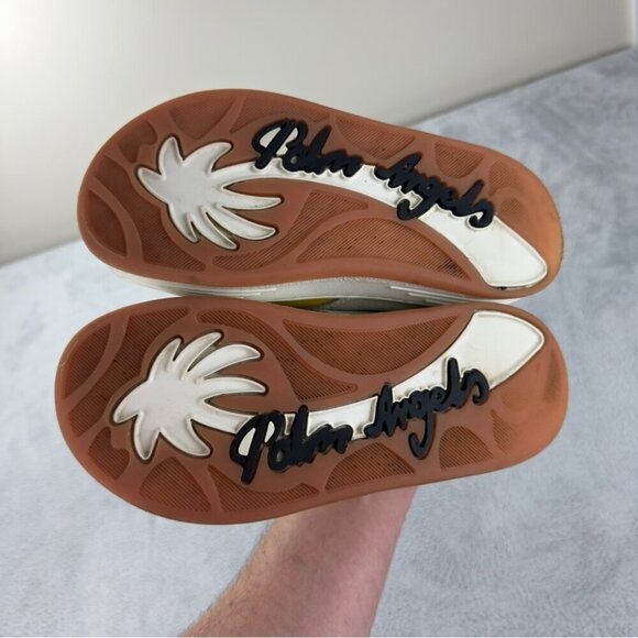 Palm Angels Snow Low Top Yellow Suede Chunky Sneakers Women's Sz 3 US/2 UK/36 EU - Picture 6 of 14